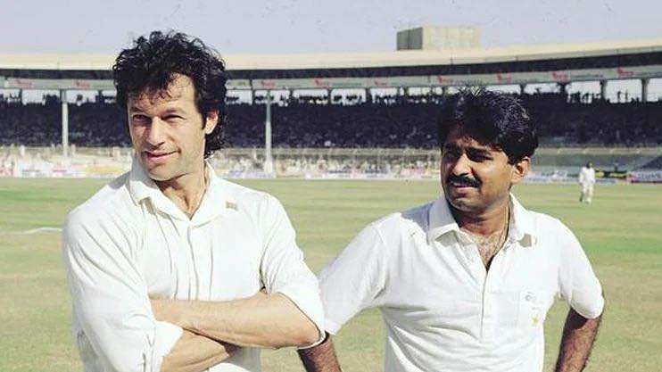 Javed Miandad and Imran Khan