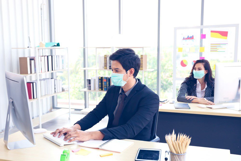 Working at Office