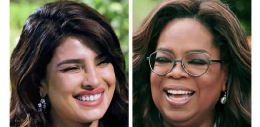 Priyanka Chopra and Oprah Winfrey