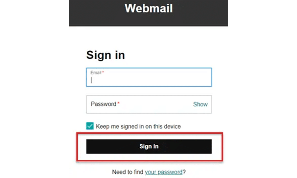 Purchase Godaddy Email step 2