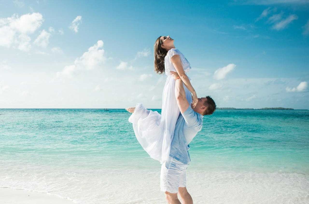 married in Seychelles