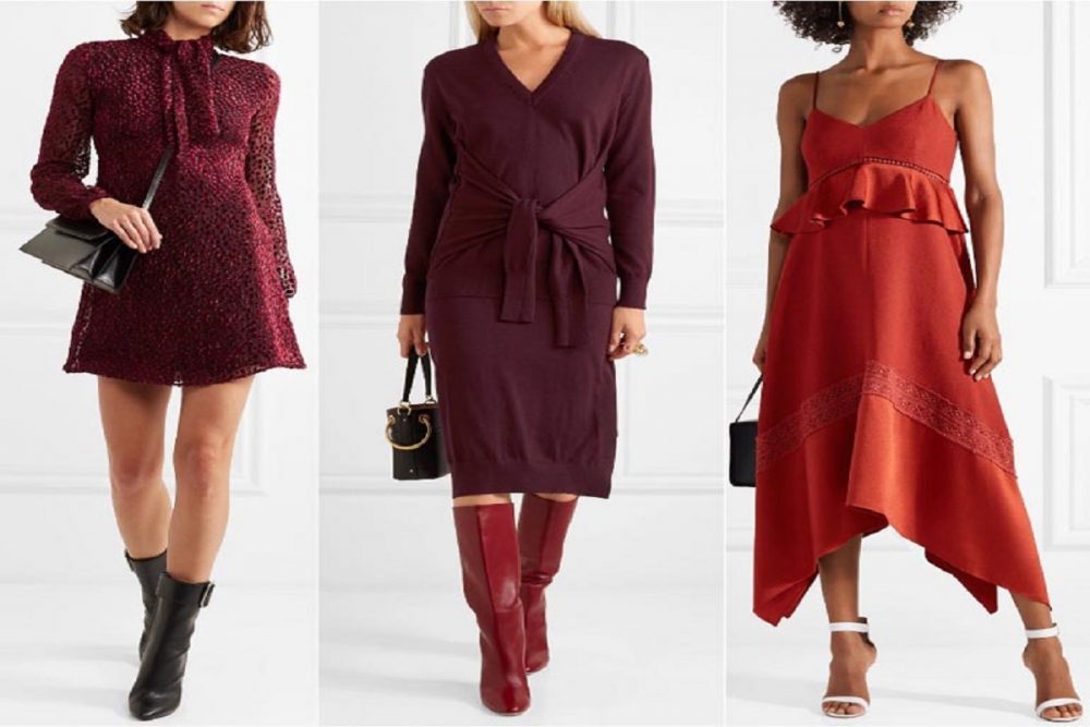 boot color dress