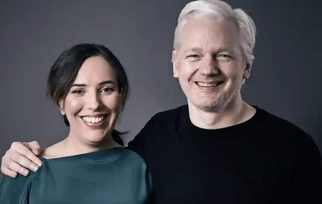 Julian with his fiancee Muller