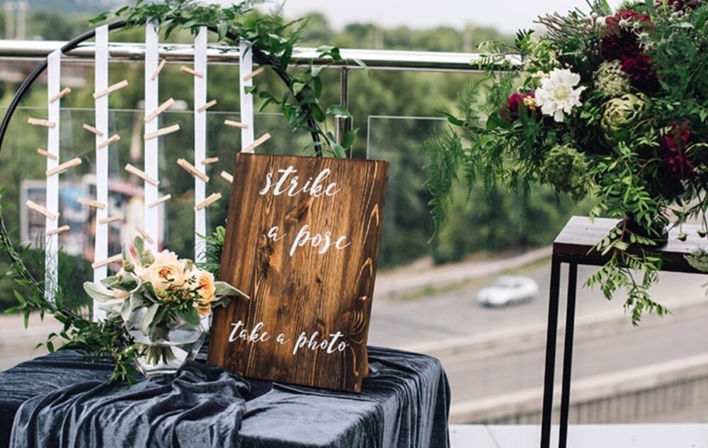 Personalization in wedding decor
