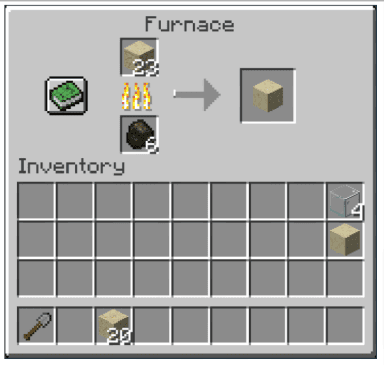 Restart the smelting