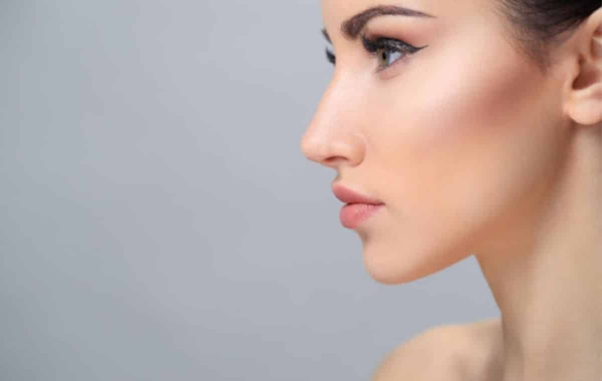 Sideview of a female’s face