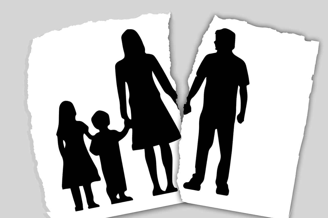 Parents divorce