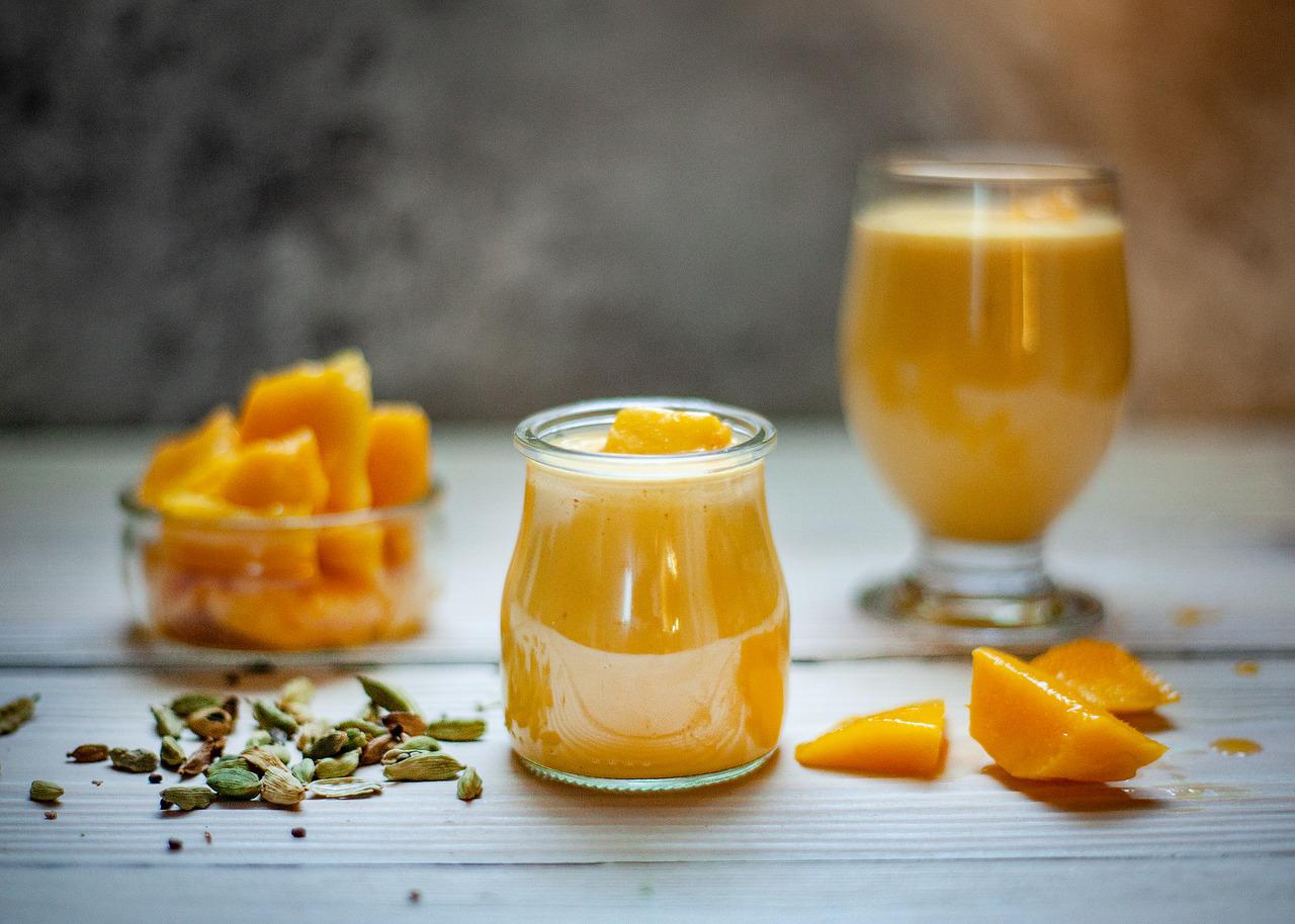 Summertime mango drink