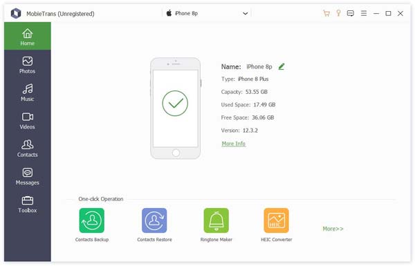 Connect phone to pc