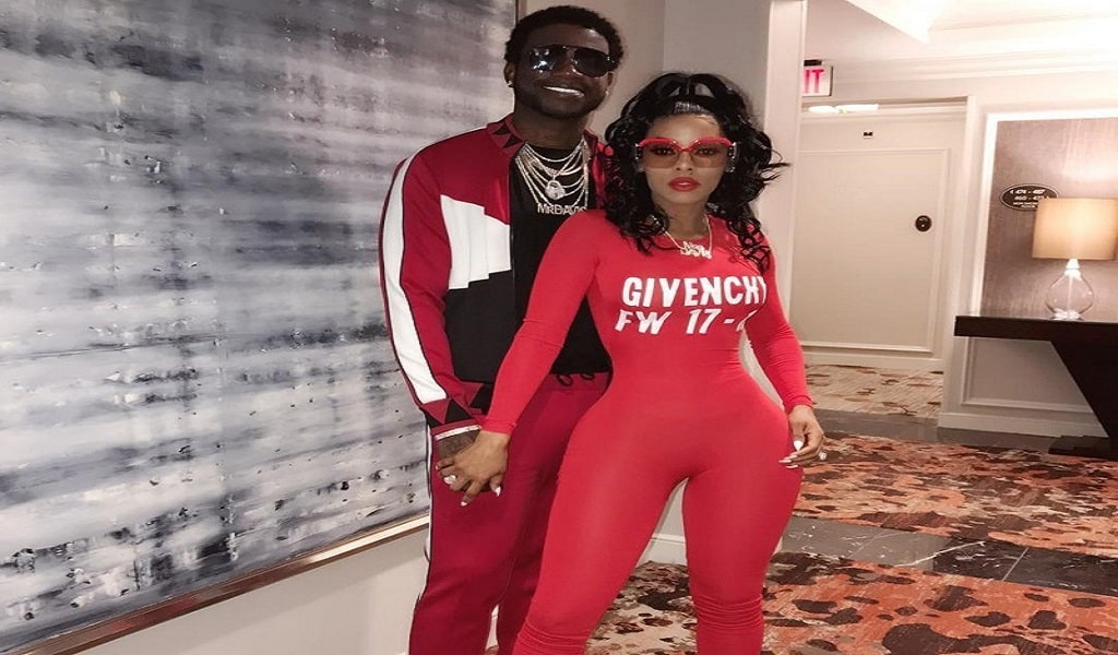 Gucci Mane with his wife