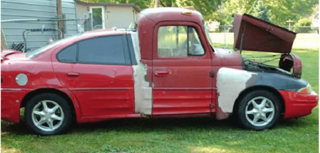A combined Truck and Car miss