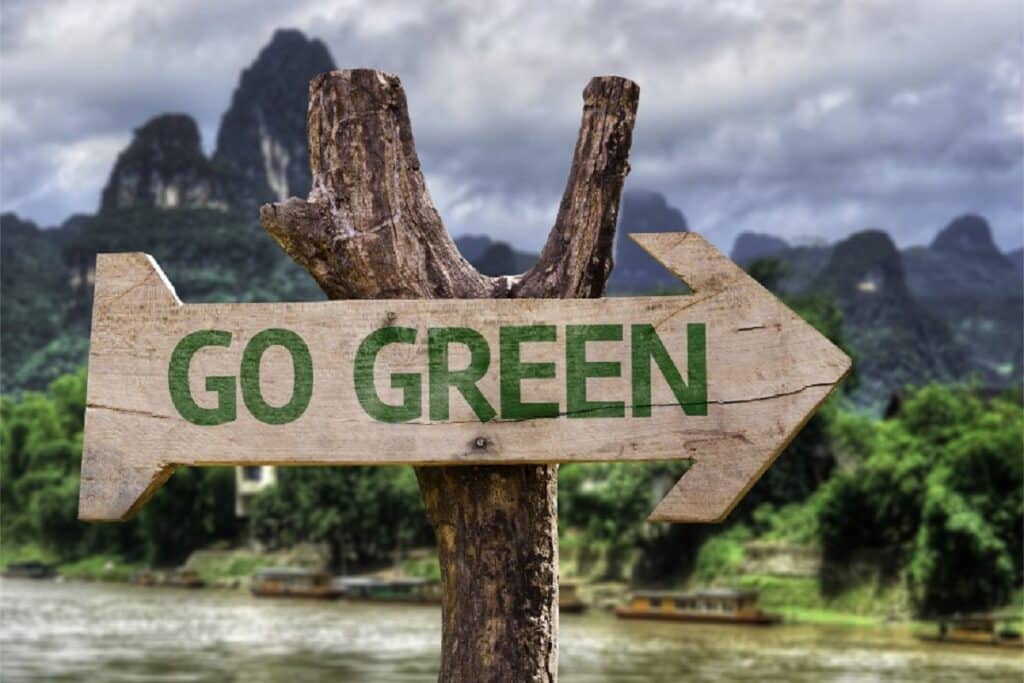 Go green