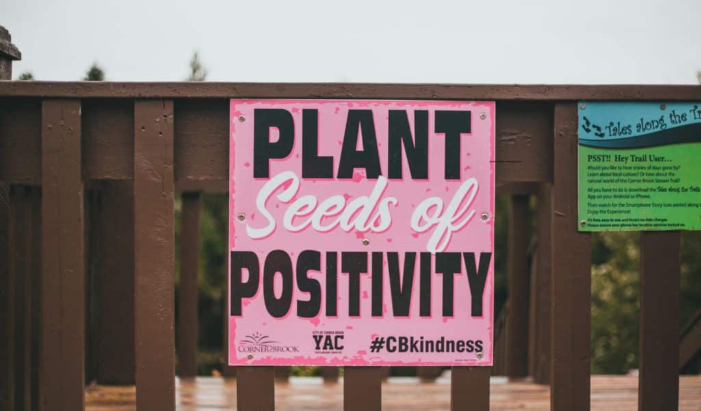 Tips to Induce Positivity