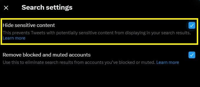 Uncheck the box