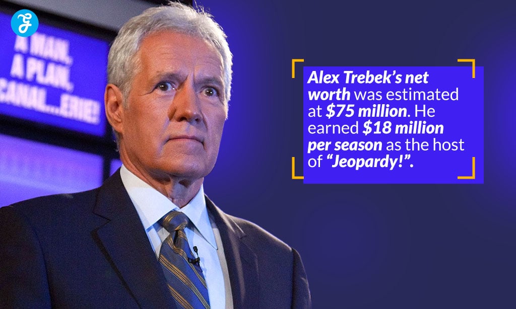 alex trebek financial status
