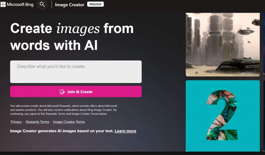 Bing Image Creator