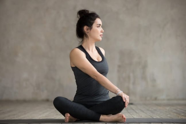 seated spinal twist