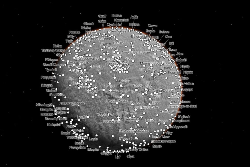Explore Mars complete map ever made