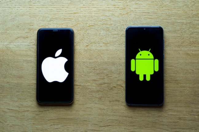 android to iphone