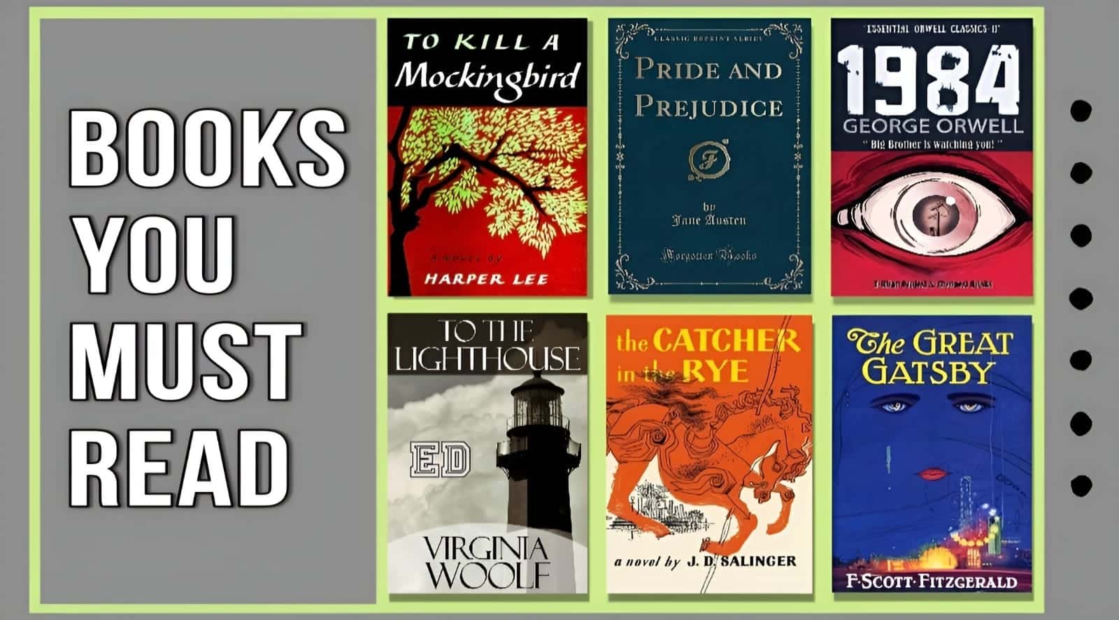 Books You Must Read