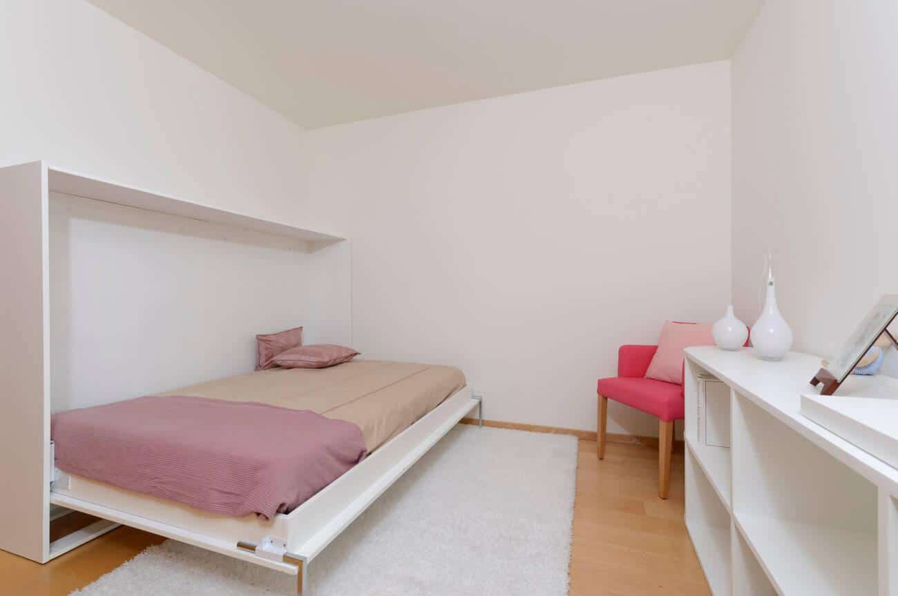 Opened murphy bed