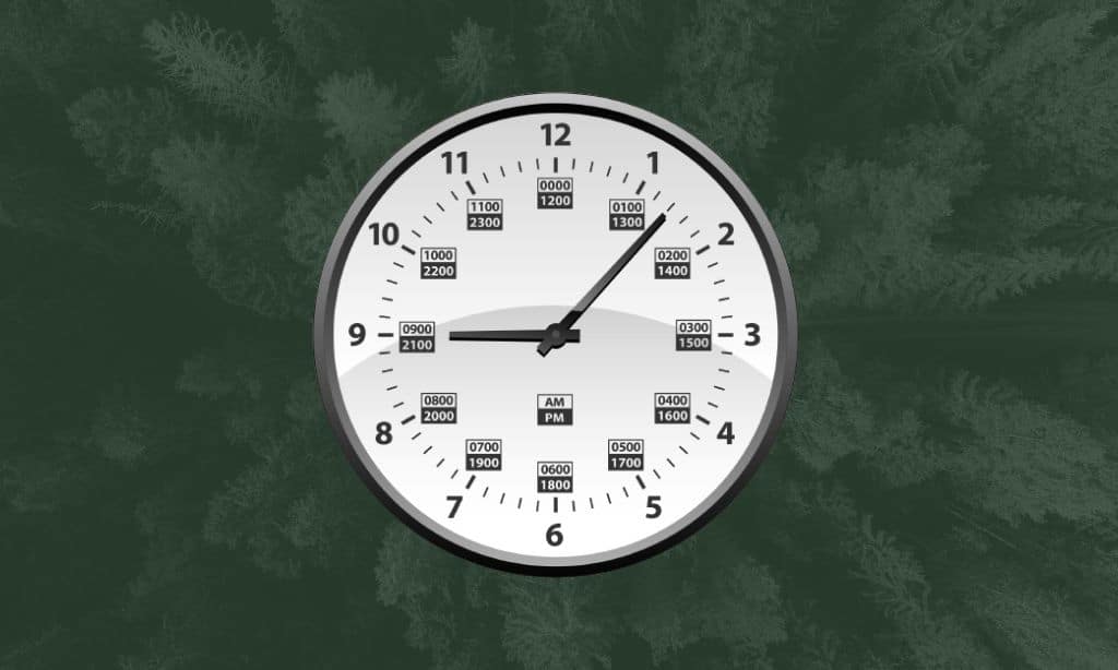 1800 Military Time