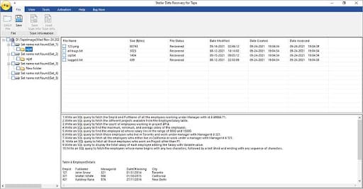 Stellar Data Recovery for Tape