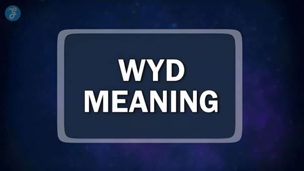 WYD Meaning