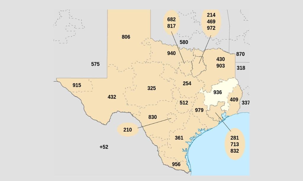 936 Area Code