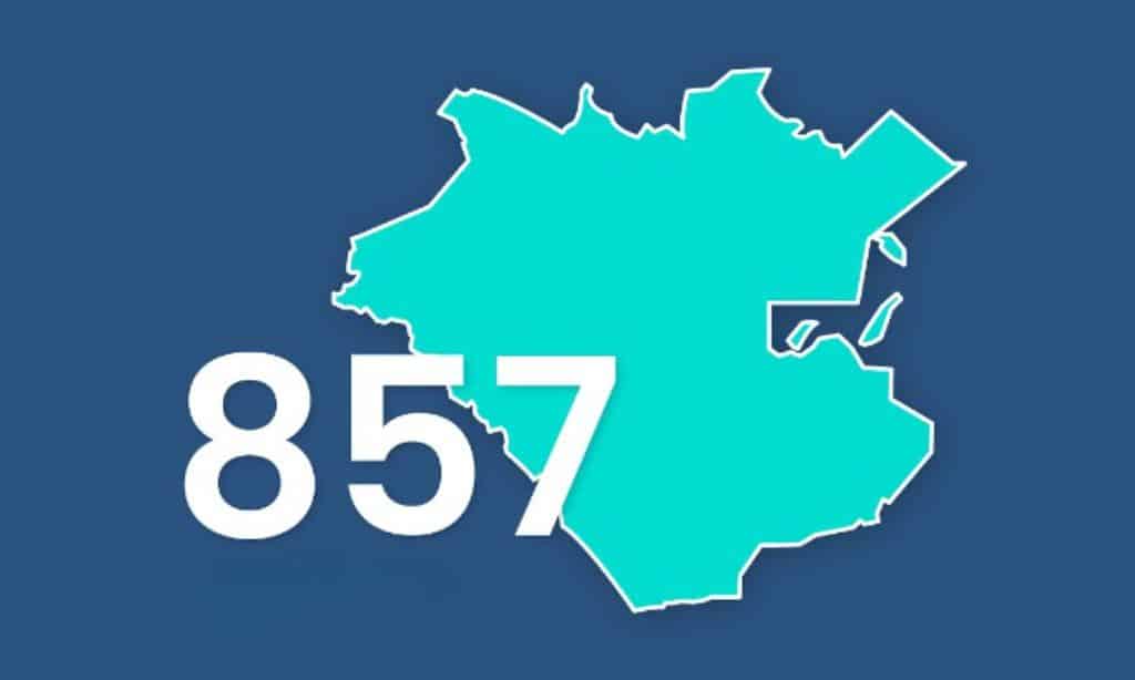 857 Area Code