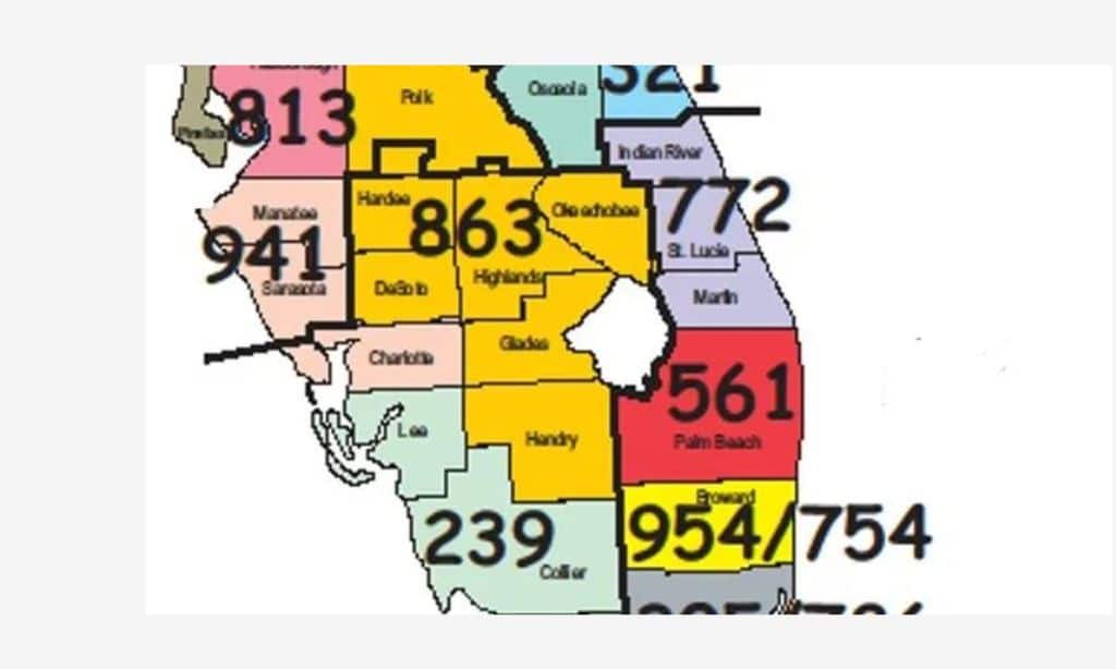 863 area code