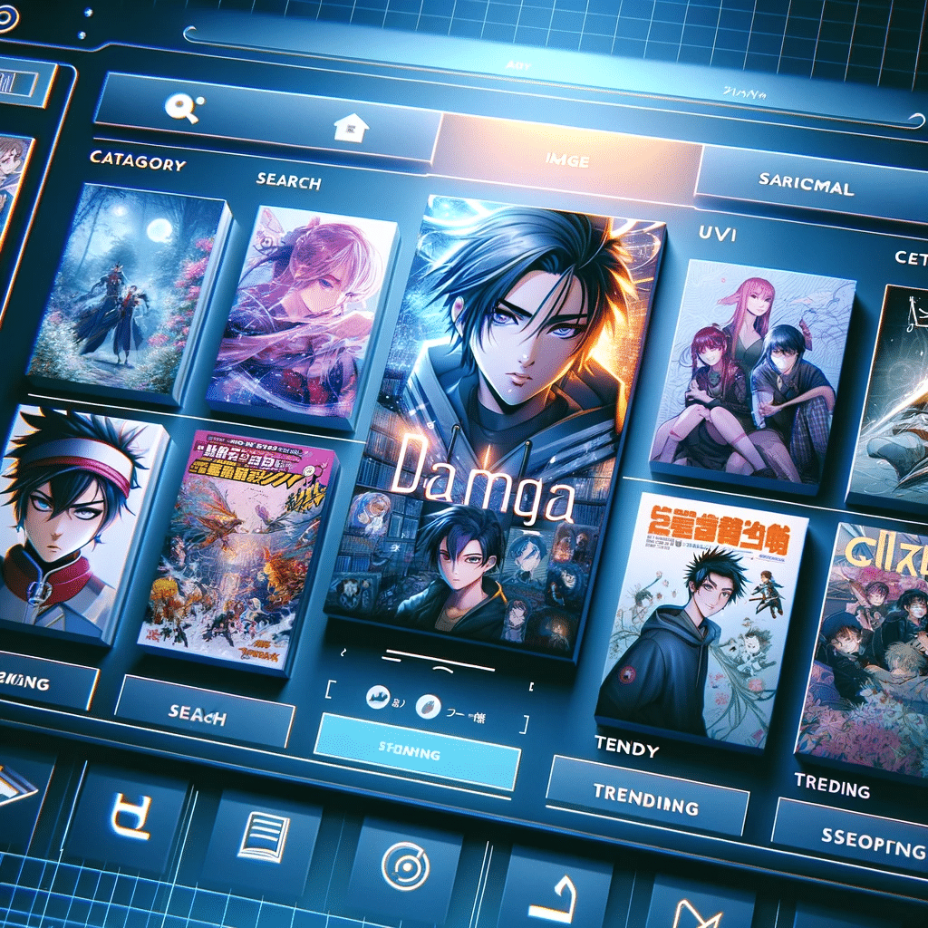 interface and ux experience in kunmanga