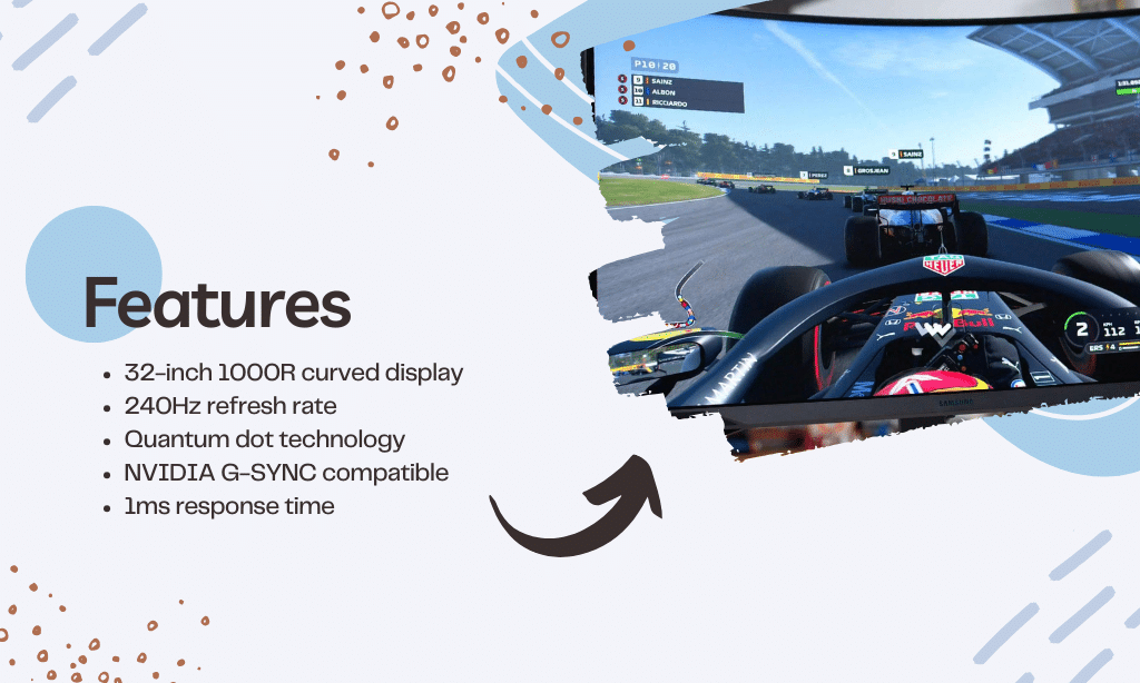Samsung Odyssey G7 (32-inch) features
