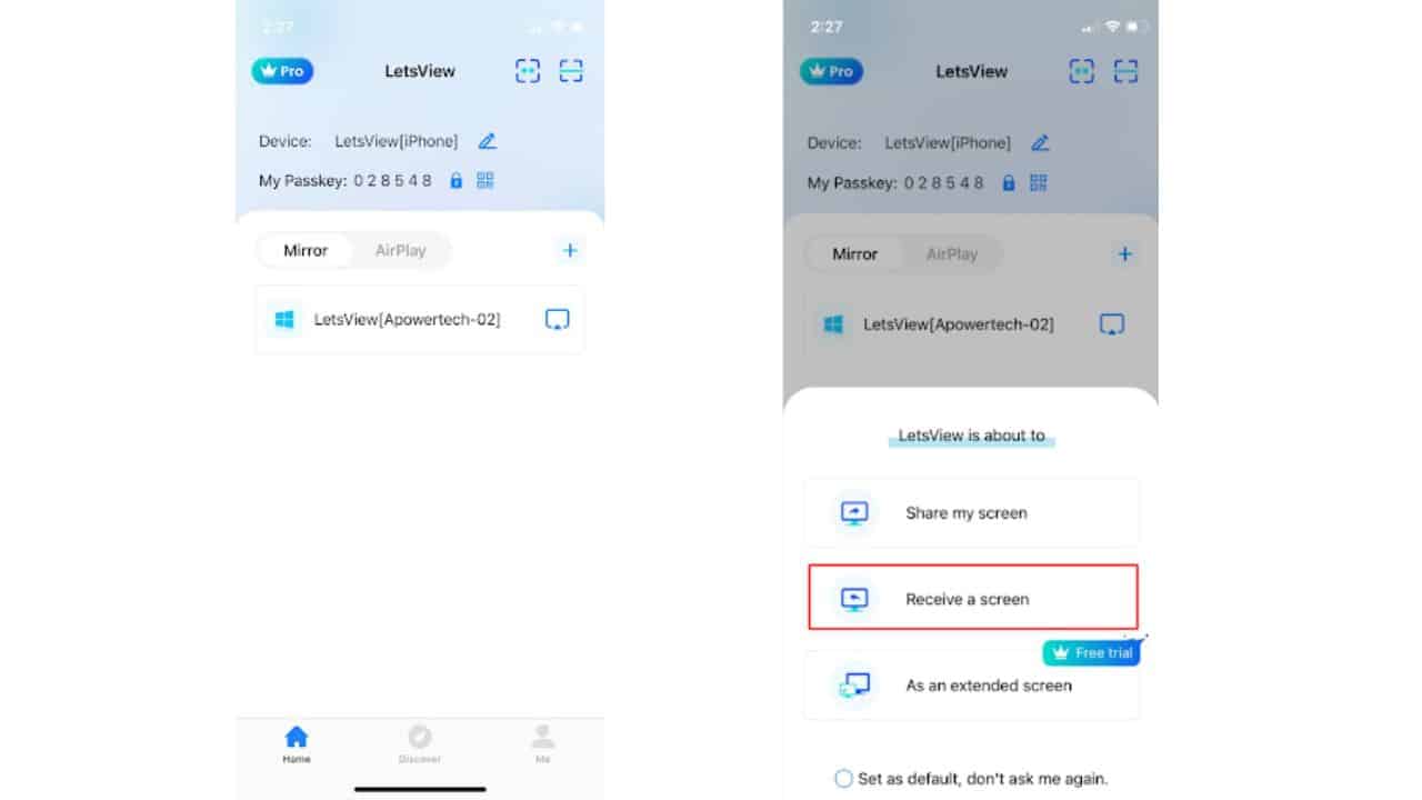 Screen Mirroring App