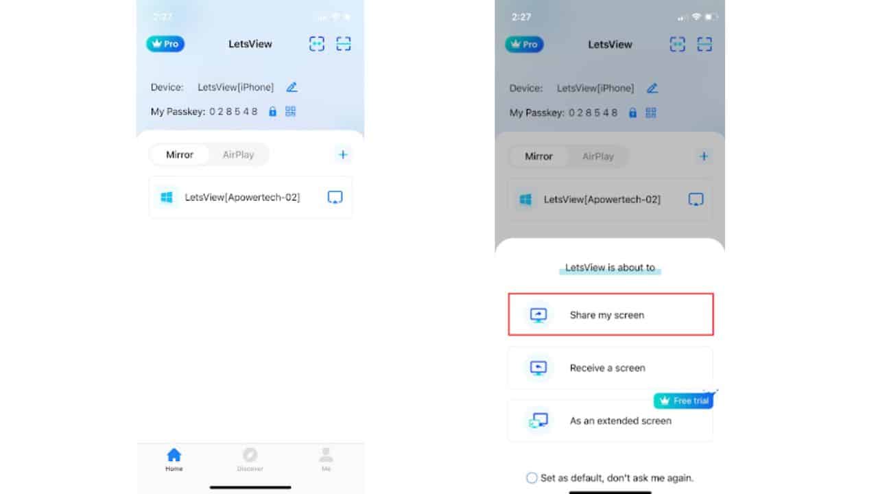 Screen Mirroring App