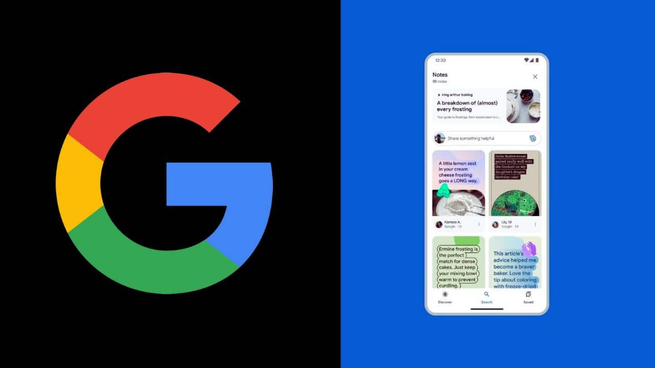 google notes and follows