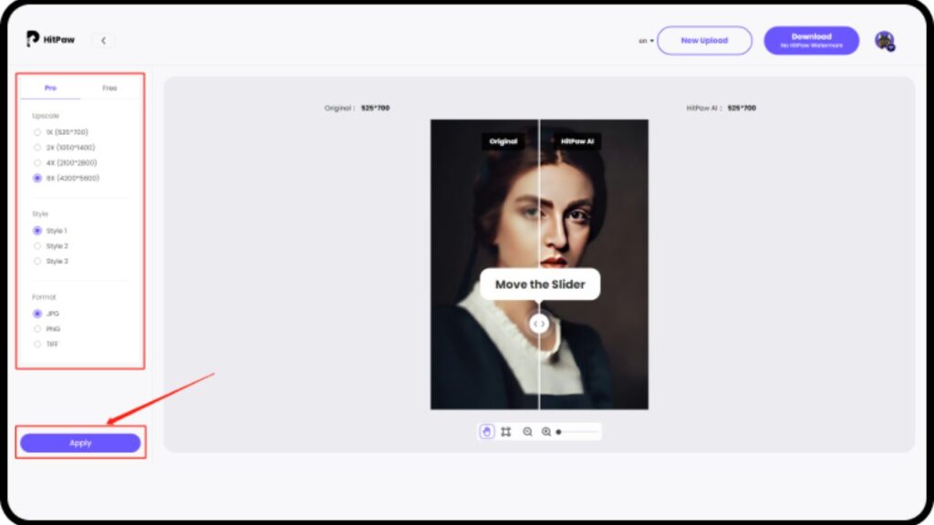 Review of HitPaw Online Photo Enhancer