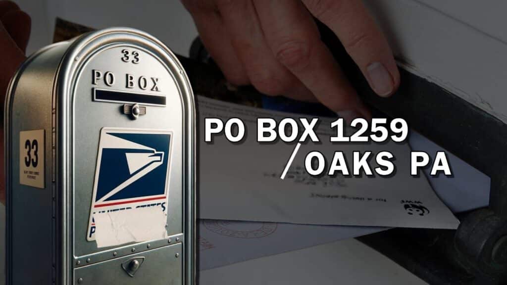 po box 1259 oaks pa