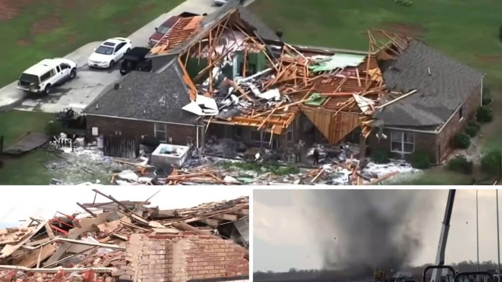 Oklahoma tornado damage power outages