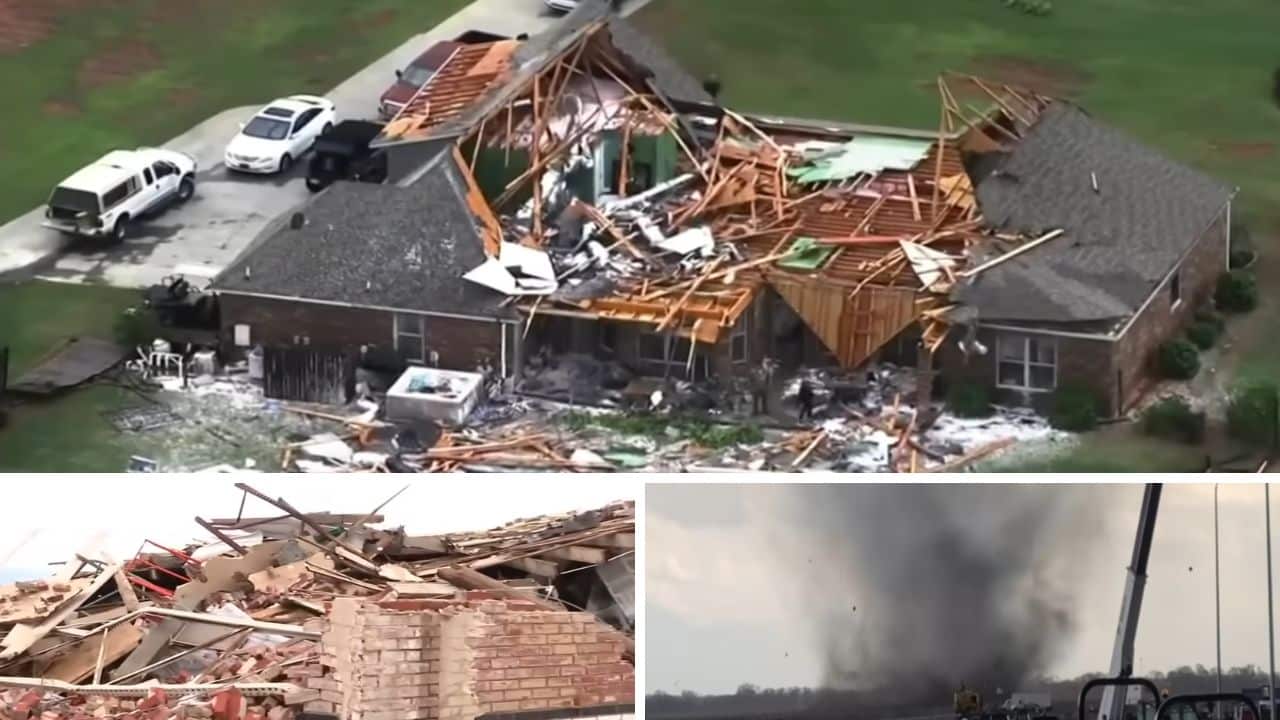 Oklahoma tornado damage power outages