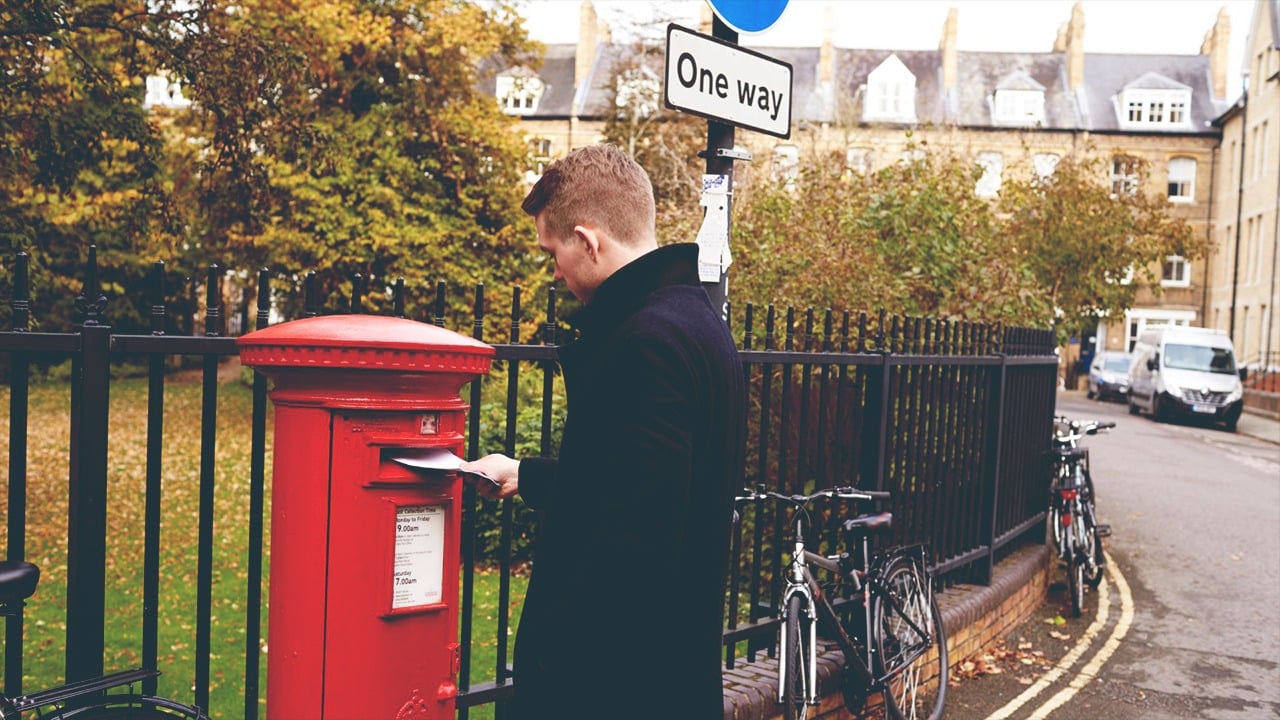 po box letter sending