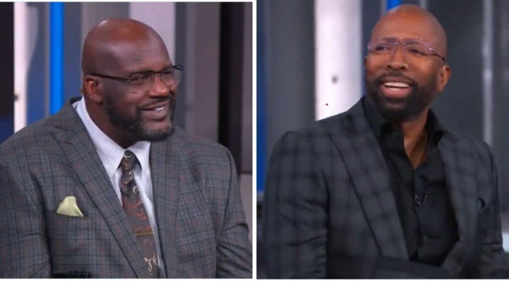 TNT Plays Euphoria Halftime Shaq Kenny Laugh