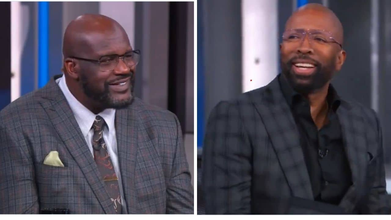 TNT Plays Euphoria Halftime Shaq Kenny Laugh