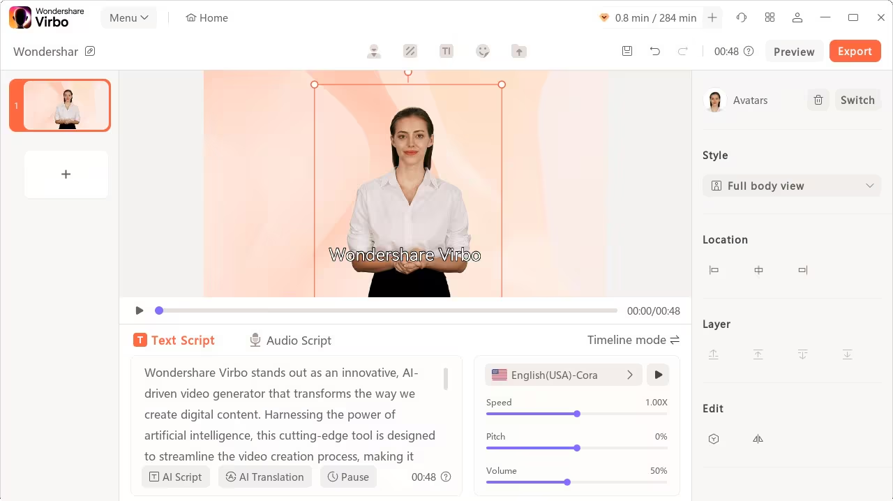 add video script