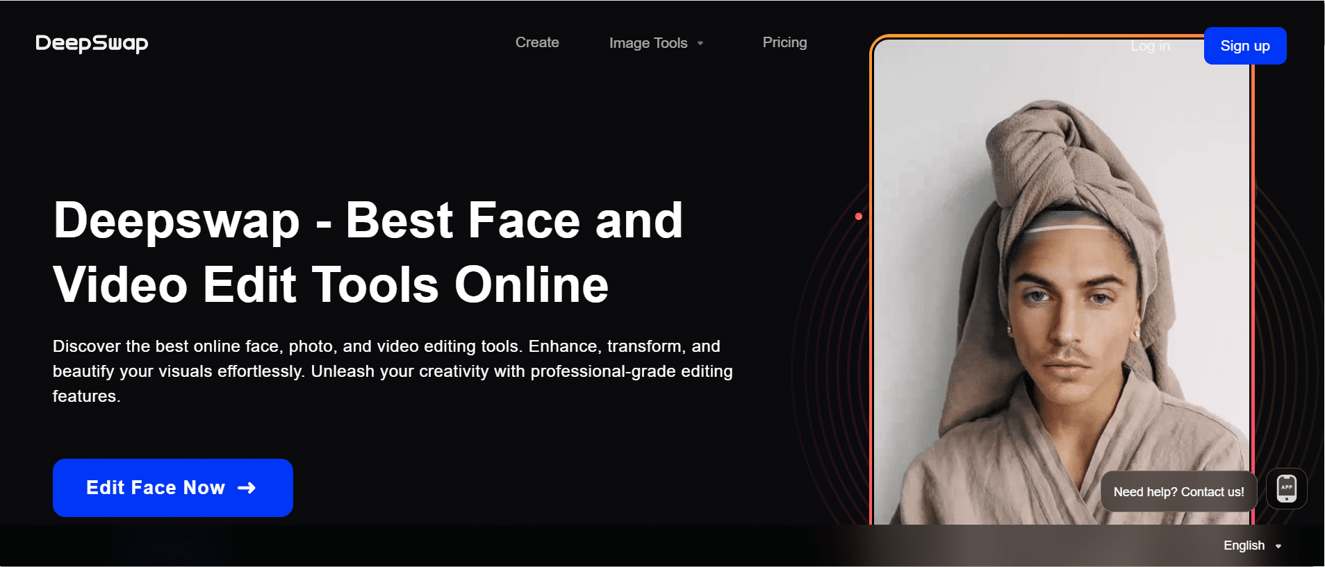 deepswap website interface