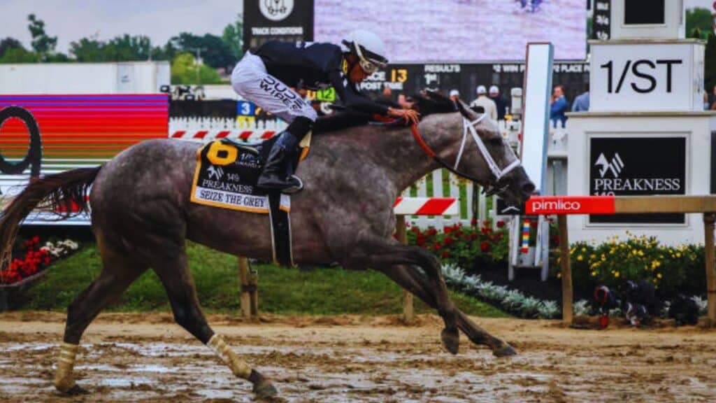preakness 2024 mystik dan second triple crown win