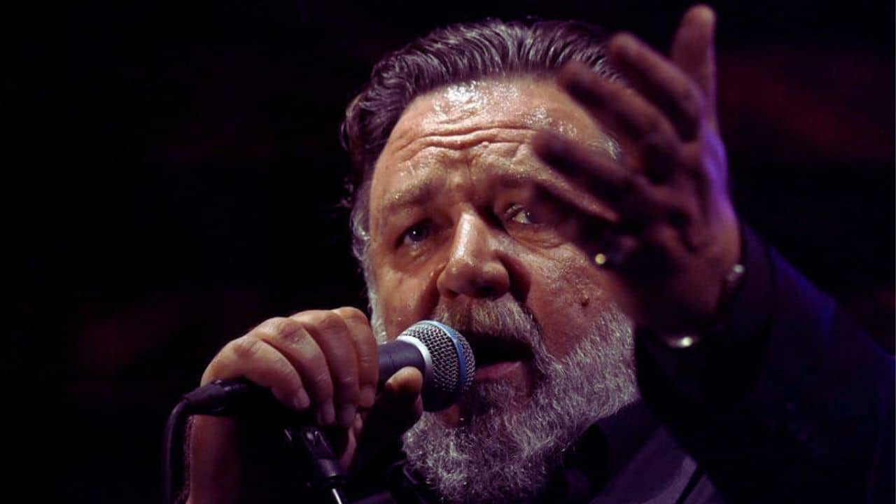russell crowe glastonbury set 2024