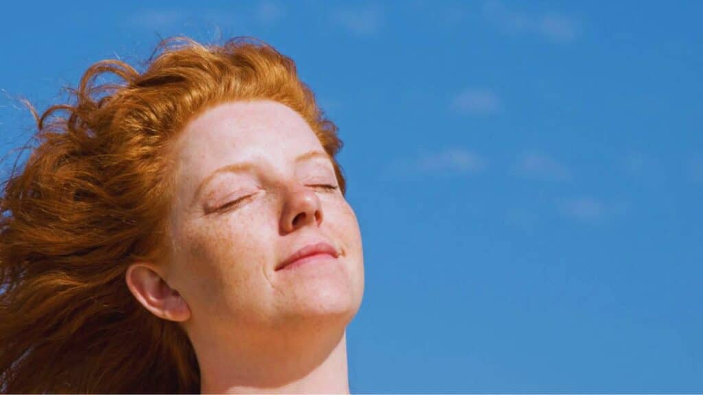 Health Risks of Prolonged Sun Exposure-Woman portrait
