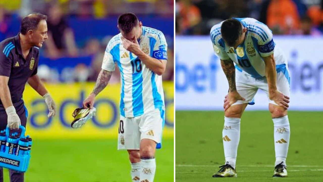 messi emotional exit copa america final