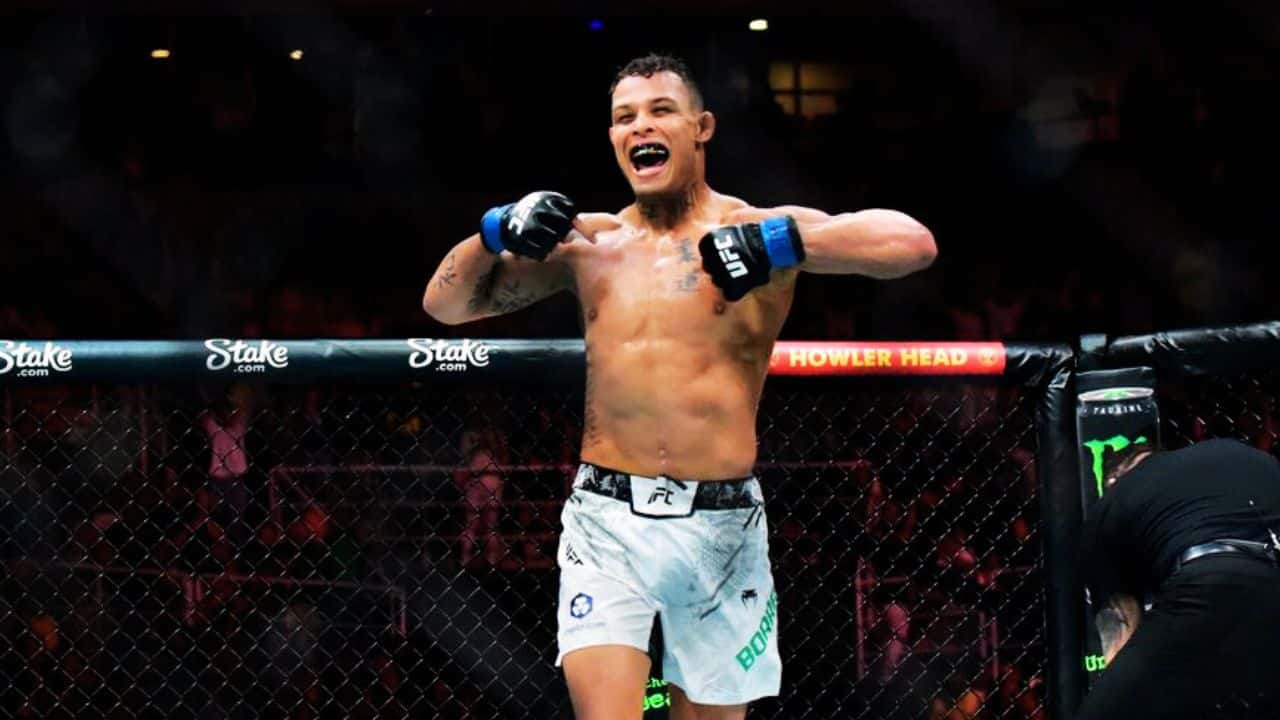 Caio Borralho wins UFC Vegas 96